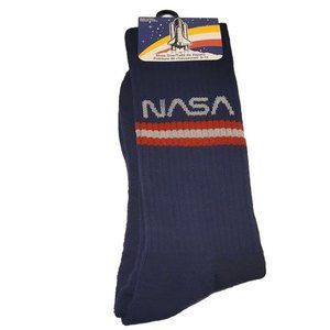 NASA Shuttle Crew Socks Size 6-12 Science Space Exploration